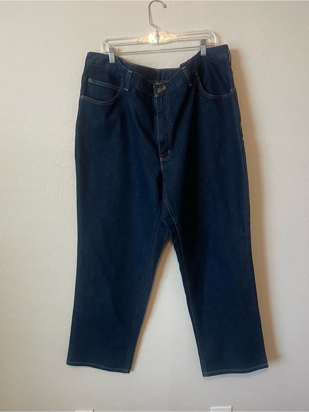 Carhartt Modern Fit Dark Wash Stretch Denim Jeans 44x30